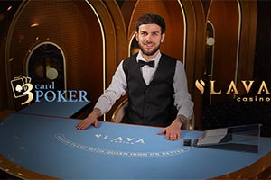 3 Card Poker Lava A