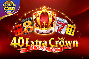 40 Extra Crown Classic Dice Golden Coins Link